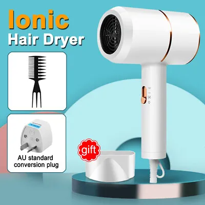 $20.99 • Buy 2000W Lonic Hair Dryer High Speed Negative Ion Blow Salon Dryer Foldable Travel