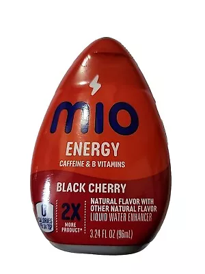 Mio Energy Water Enhancer Energy Drink Black Cherry  3.24oz • $11