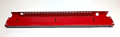 1953 SEEBURG 100W SELECT-O-MATIC SELECTION INDICATOR PLATE Mechanism Cover Red • $50