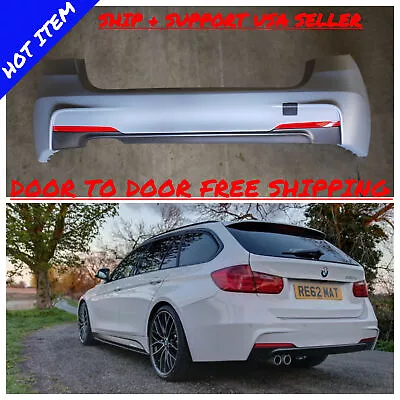 2012-17 M Performance Sport Rear Bumper No Pdc For Bmw F31 328 330 Wagon Only • $888