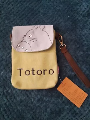 My Neighbour TOTORO Shoulder Bag Canvas Green BNWT Studio Ghibli • £15.99