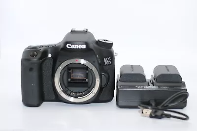 Canon EOS 70D 20.2MP Digital SLR Camera Used Excellent Condition • $299