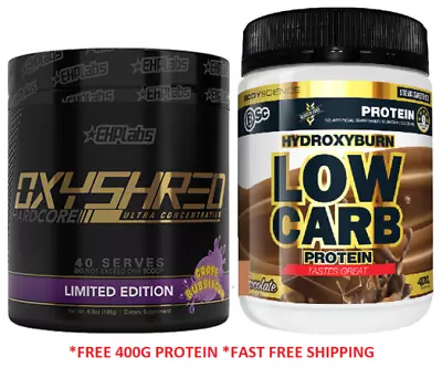 $69.90 • Buy EHPlabs Oxyshred Hardcore Thermo Fatburner Oxy Shred  Limited Edition Stronger A