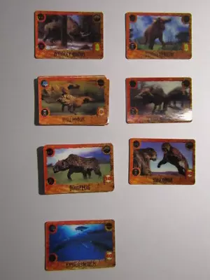 Walking With Beasts Dinosaur's Kellogg`s 2001 3-D Cards Dropdown Choice (e3) • £2.49