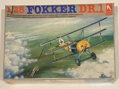 Hobbycraft #HC1701 1/28 German WW1 Fokker DR-1 FACTORY SEALED - Great Find • $29.99