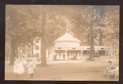 Real Photo Vermillion Ohio Linwood Park Amusement Park Postcard Copy • $11.99