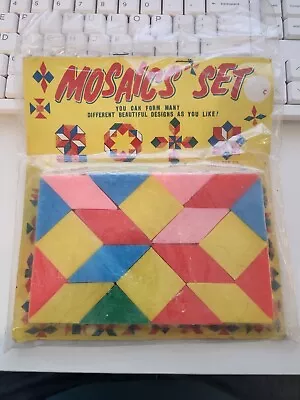 Vintage 5 & 10 Mosaics Set Made Hong Kong • $9.75