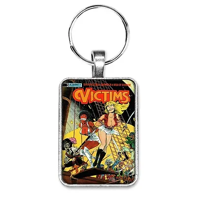 Victims #3 BONDAGE Cover Key Ring Or Necklace Pirate Horror Comic Book Jewelry • $12.95