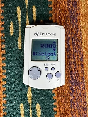 Sega Dreamcast Visual Memory Unit VMU Memory Card HKT-7000 TESTED • $19.99