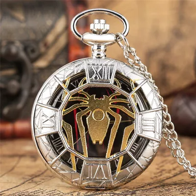 £4.84 • Buy Men Women Steampunk Bronze Quartz Analog Round Dial Pocket Watches Souvenir Gift