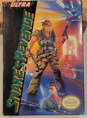 Snake's Revenge Metal Gear 2 Nintendo  1990 NES Box Manual Oval Seal Ultra  • $125