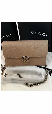 Gucci GG Interlocking  On Chain Bag Shoulder Bag Brand New • £695