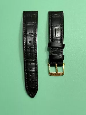 Blancpain 18kt Gold 16mm Buckle And Used 19mm Genuine Alligator Strap • $425