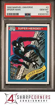 1990 Marvel Universe #2 Spider-man Psa 10 N3848554-193 • $85.49