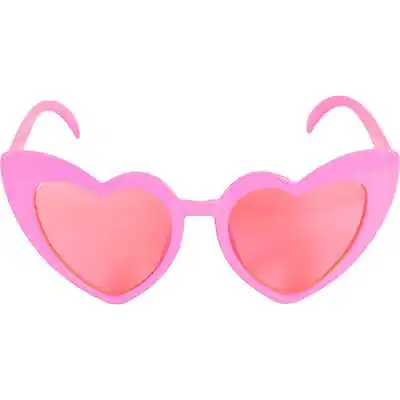 Pink Love Heart Glasses Bachelorette Hens Night Valentine's Day 60's 70's Party • $6.99