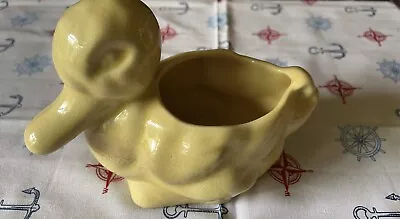 Vintage Ceramic/Pottery McCoy Duck Planter Yellow - Unmarked • $20