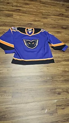 Vintage Philadelphia Phantoms Bauer AHL Hockey Jersey - Purple • Size XL • $24.90