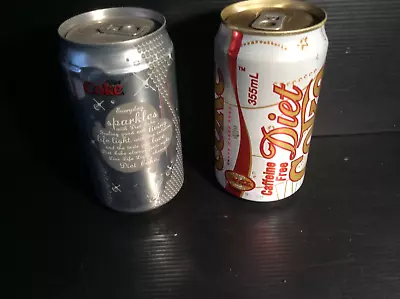 2 Different Coke Cola DIET  “ New Zealand Issue “ 355ml  Soft Drink  Cans • $10