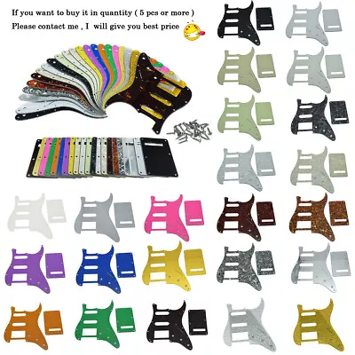 £6.07 • Buy Strat HSS Guitar Pickguard Scratch Plate, Trem Back Plate, Screws