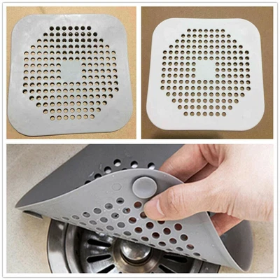 £3.39 • Buy Kitchen Bath Sink Hair Catcher Strainer Shower Drain Cover Trap Basin Filter Net