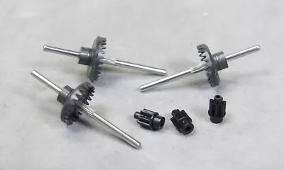$14.75 • Buy HO Slot Car Parts - Tyco 440x2 Rear Axle Set & Pinion Gear Lot Of 3 - New