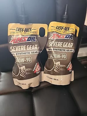 Amsoil Severe Gear Sae 80w-90 Synthetic Gear Oil -  2 Quarts Qt • $45