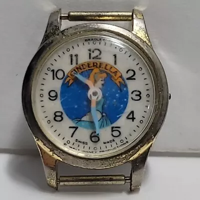 Vintage Bradley Walt Disney Cinderella Swiss Watch. • $4.89