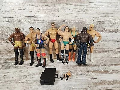 WWE WWF Action Figure Lot Of 9 Chris Jericho R Truth Micro Batista Fit Finlay • $50