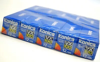 Konica VX 100 120 Out Of Date Film- 10 Pack New Old Stock • £30