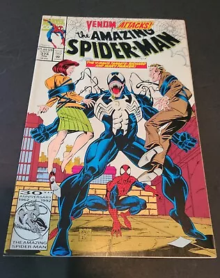 The Amazing Spiderman #374 1992 Venom Attacks Marvel Comics • $9.99