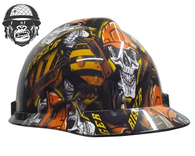 Custom Hydrographic Safety Hard Hat Mining Industrial Crane - RIGGER CAP • $70