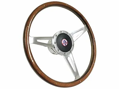 1968-78 Mustang Shelby Style Steering Wheel Kit Cobra 3-D Foil Emblem • $368.99