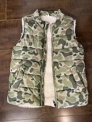 Seed Heritage Unisex Kid Vest Size 9-10. Army • $24.95