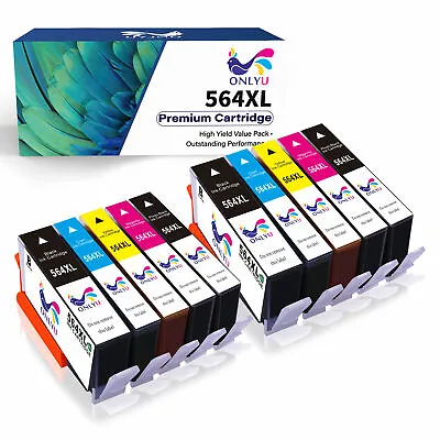 10 PK Ink Cartridges Set 564XL 564 For HP Photosmart 7525 6520 5520 5510 Printer • $17.72