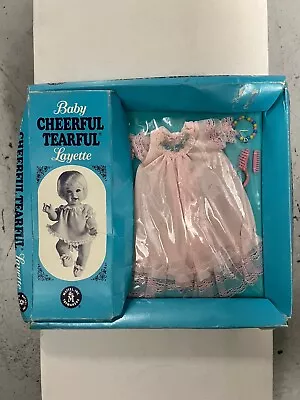 Vintage 1966 Mattel Baby Cheerful Tearful Layette Doll Clothes Sets • $44.98