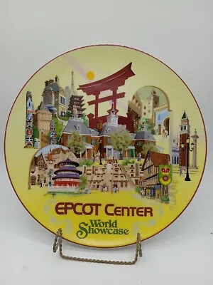 1982 Epcot Center Plate 9.5 Inch World Showcase Walt Disney World  Collectible • $17.60