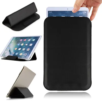 PU Leather Stand Case Pouch Bag For 7  8  9.7  10.5 Apple/Huawei/Samsung Tablet • £2.99