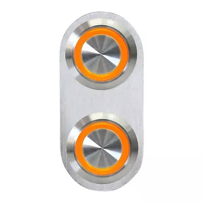 Daytona Billet Switch /ORANGE LED Illumination - Single Switch Gilbertsons • $50.37