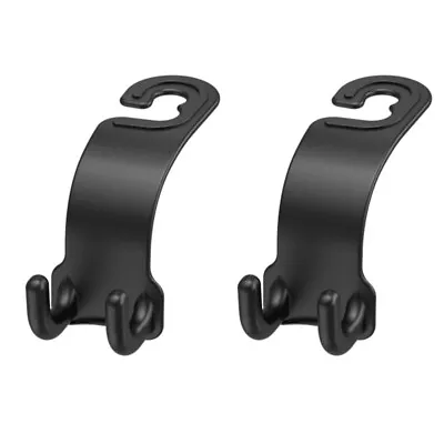  2 Pcs Abs Seat Hook Multi-purpose Car Mount Holder Headrest Hanger • £7.78