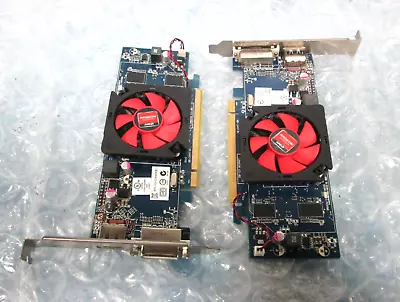 Lot Of 2 Dell AMD Radeon HD6450 DP DVI 1GB GDDR3 PCIe Video Graphics Card 02C7NH • $19.99