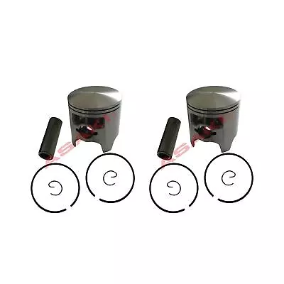 For Snowmobile YAMAHA 540 Piston Kit (09-808-01 8R6-11635-00 0.25 + Ring) X2 • $95