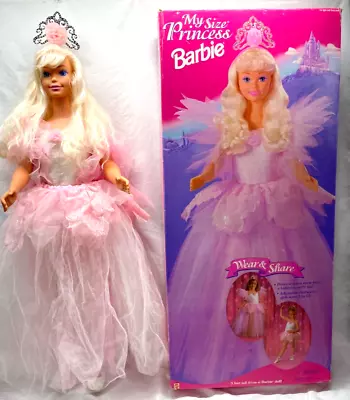 My Life Size Princess Ballerina Barbie 3’ Vintage 1992 Mattel Doll Wonderful! • $125
