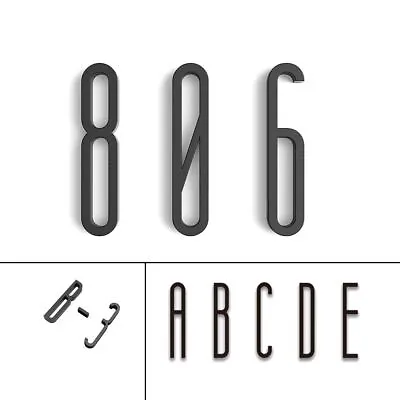 House Address Number Plate Self Adhesive Sticker Sign Apartment Mailbox Plaque • $13.99