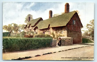  Postcard Lnwr Railway Card Ann Hathaways Cottage Mccorquodale Ltd • £2.99