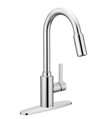 Moen Genta One-Handle High Arc Kitchen Faucet - Chrome • $99