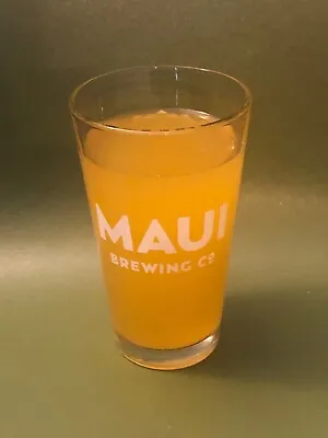 Maui Brewing Company Beer Glasses Pint Size 16 Oz. Brand New. Set Of 4 • $39.99