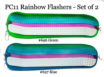 PRO-TROLL ProChip 11  #696  #697 Rainbow Flashers - Set Of 2 • $10