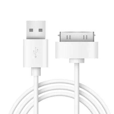 100% Genuine Apple IPhone IPad IPod 30 Pin To USB Charger Charging Cable Lead • £8.94