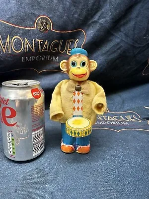 £30 • Buy Nomura - Little Monkey Drummer  - 1950-1959 - Japanese Tinplate Toy- Working