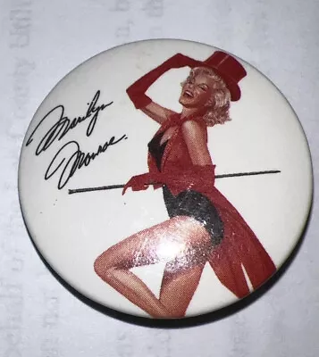 Vintage Marilyn Monroe Pin Back Button • $5